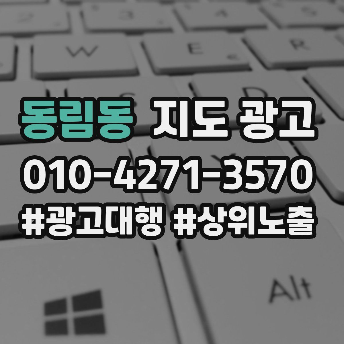동림동 지도 광고