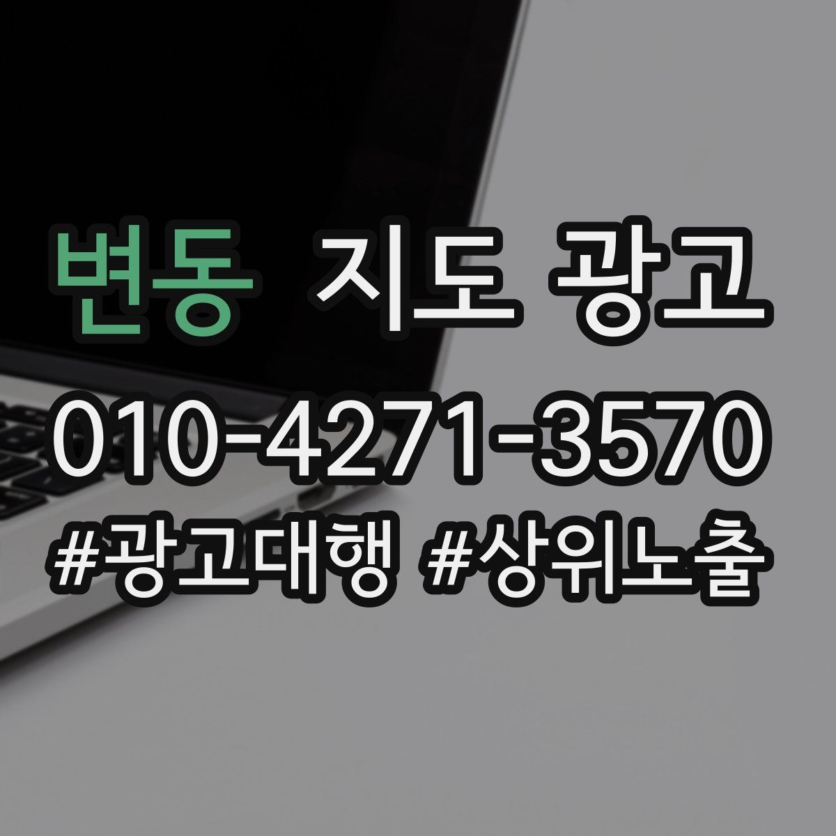 변동 지도 광고