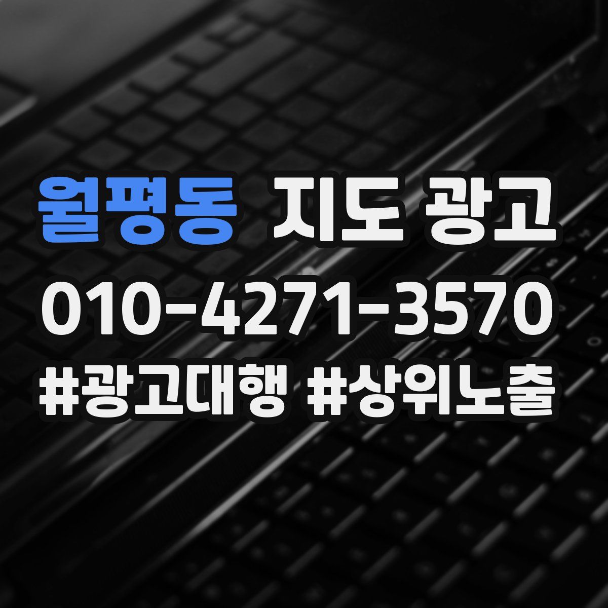 월평동 지도 광고