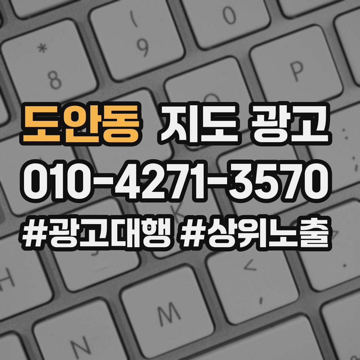 도안동 지도 광고