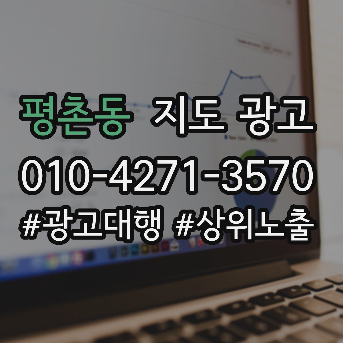 평촌동 지도 광고