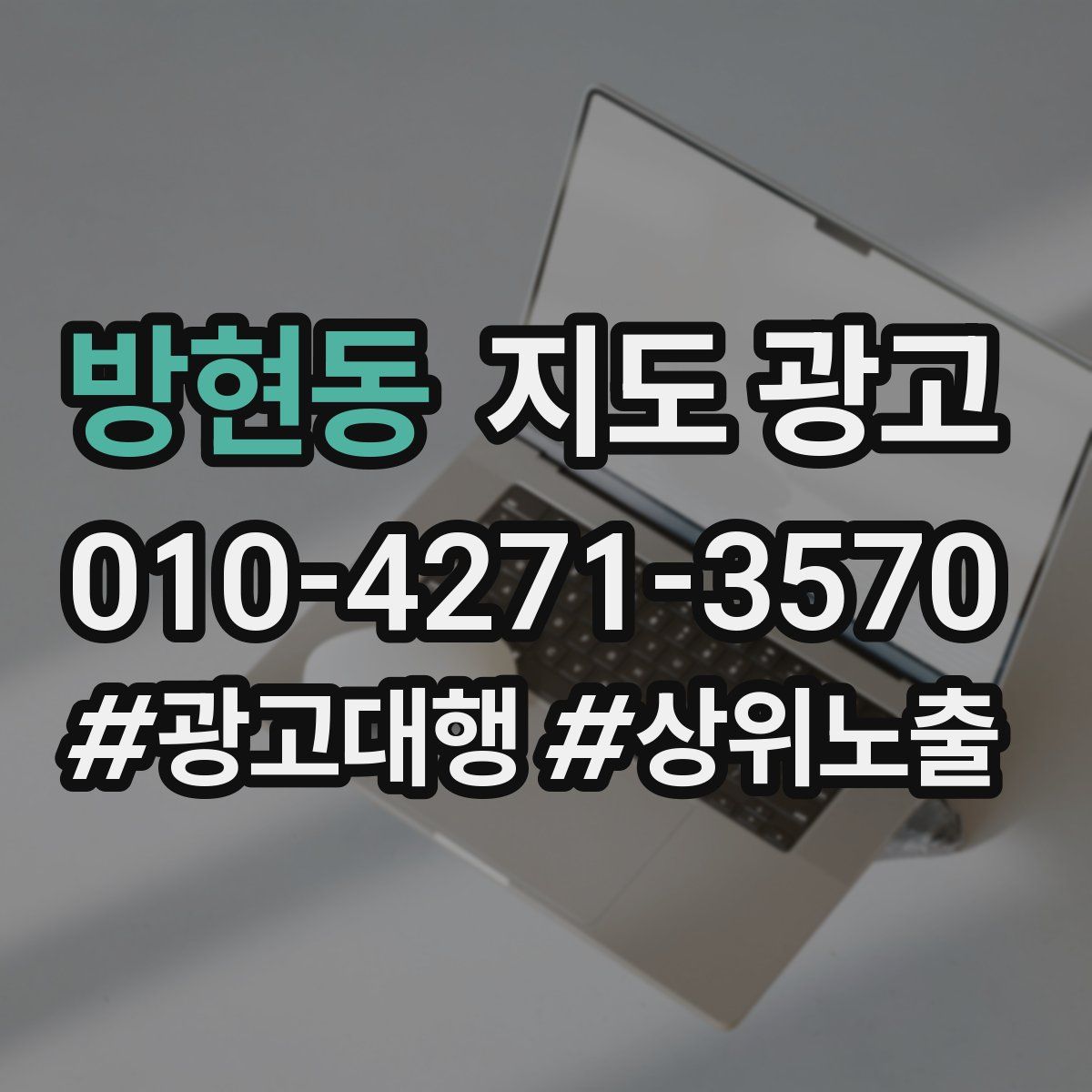 방현동 지도 광고