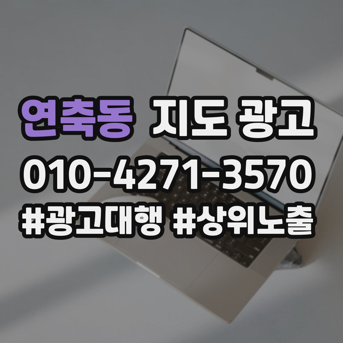 연축동 지도 광고