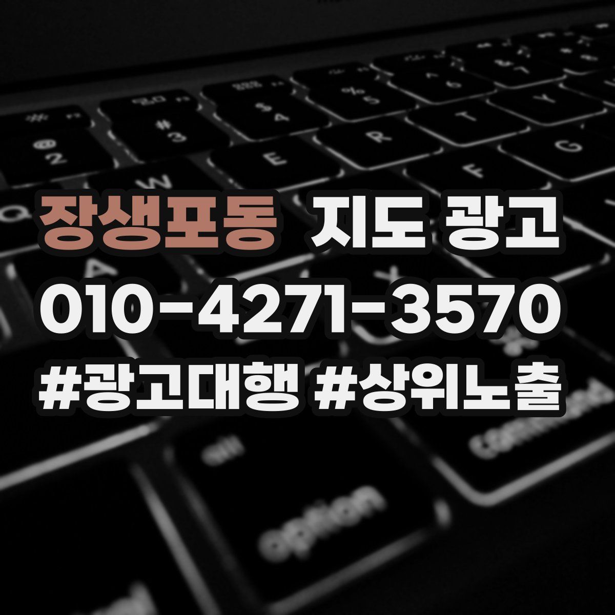 장생포동 지도 광고