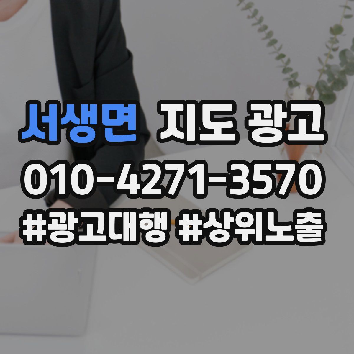 서생면 지도 광고
