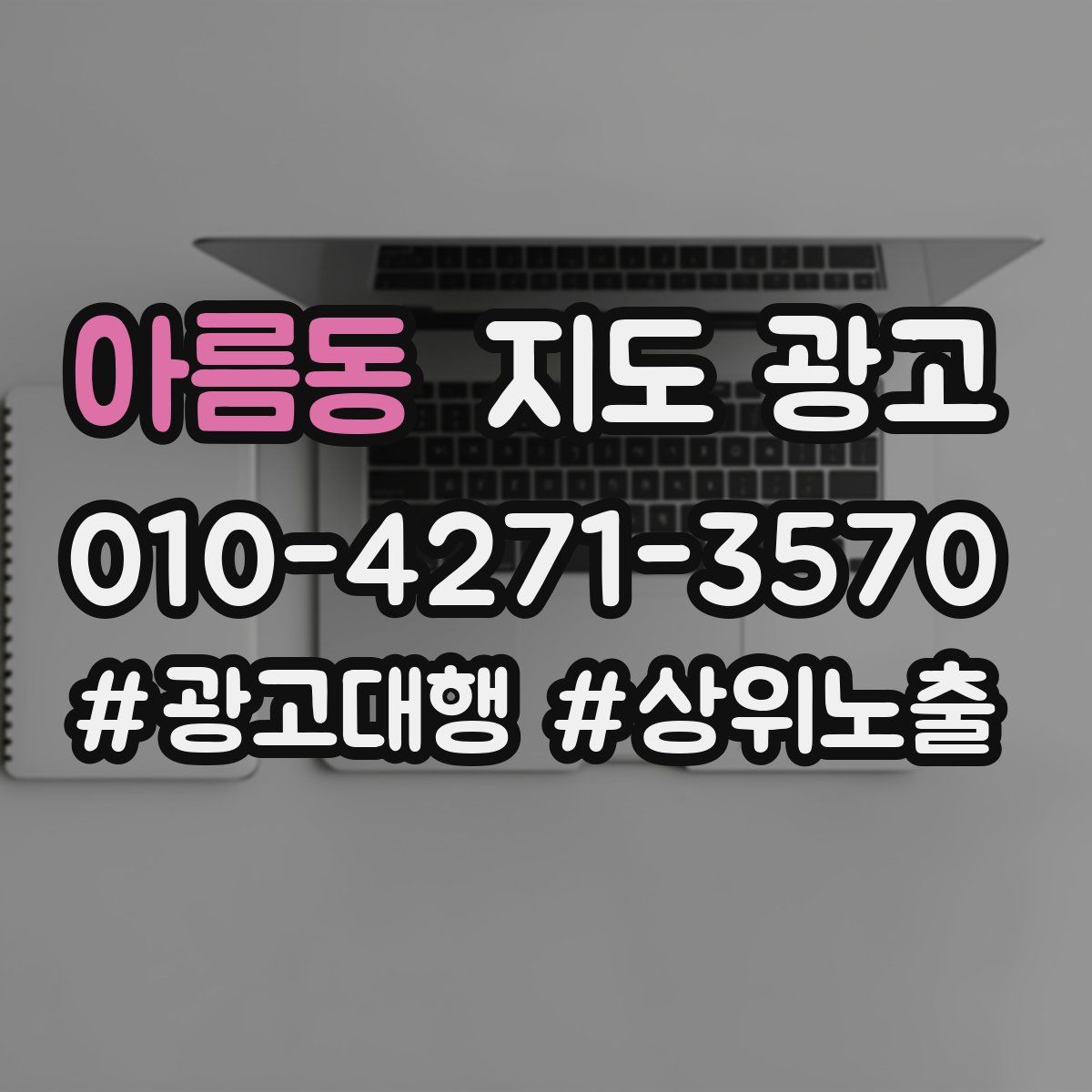 아름동 지도 광고
