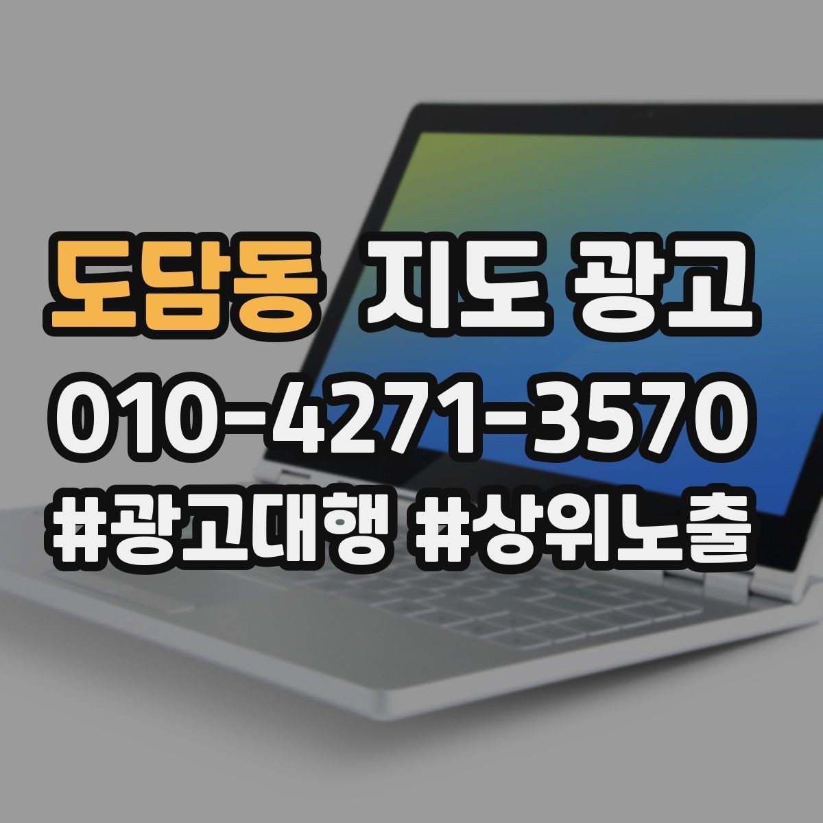 도담동 지도 광고