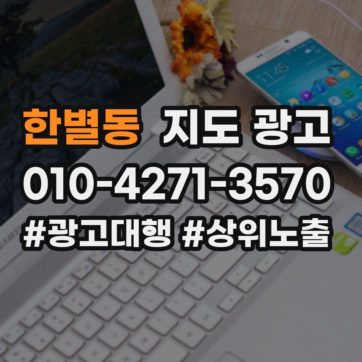 한별동 지도 광고