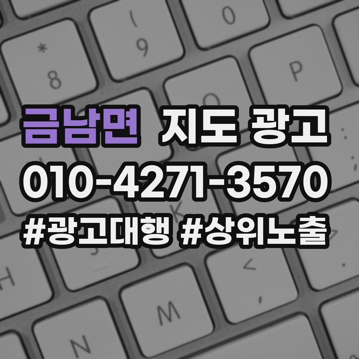 금남면 지도 광고