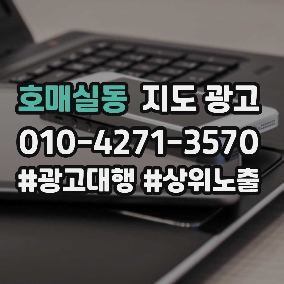 호매실동 지도 광고
