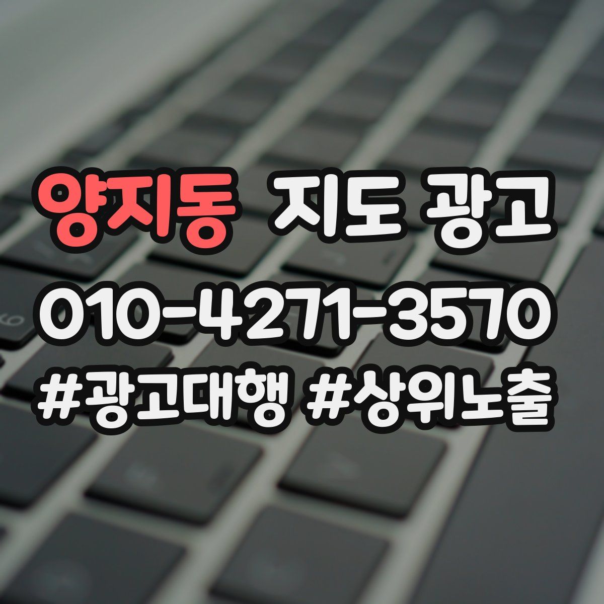 양지동 지도 광고