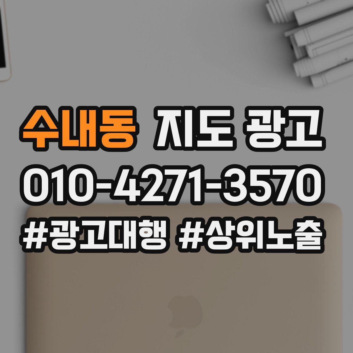 수내동 지도 광고
