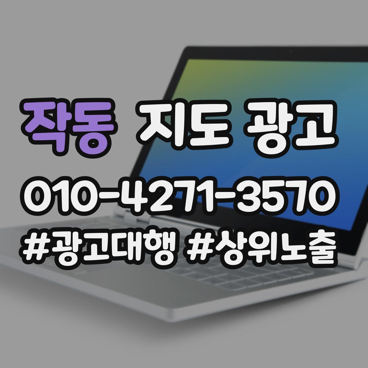 작동 지도 광고