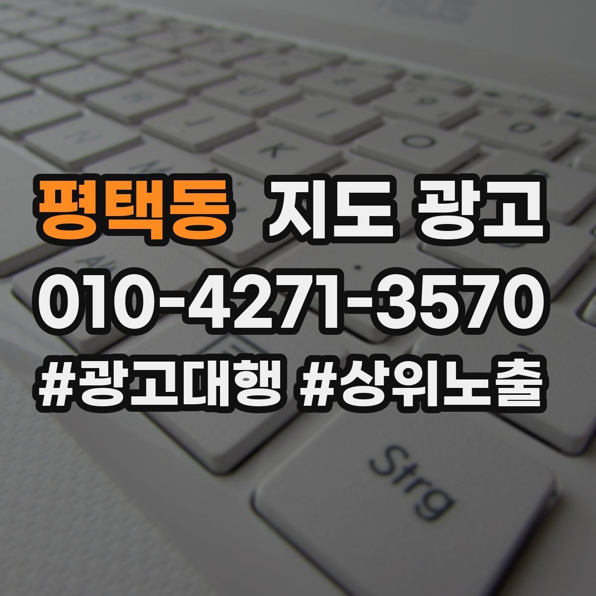 평택동 지도 광고