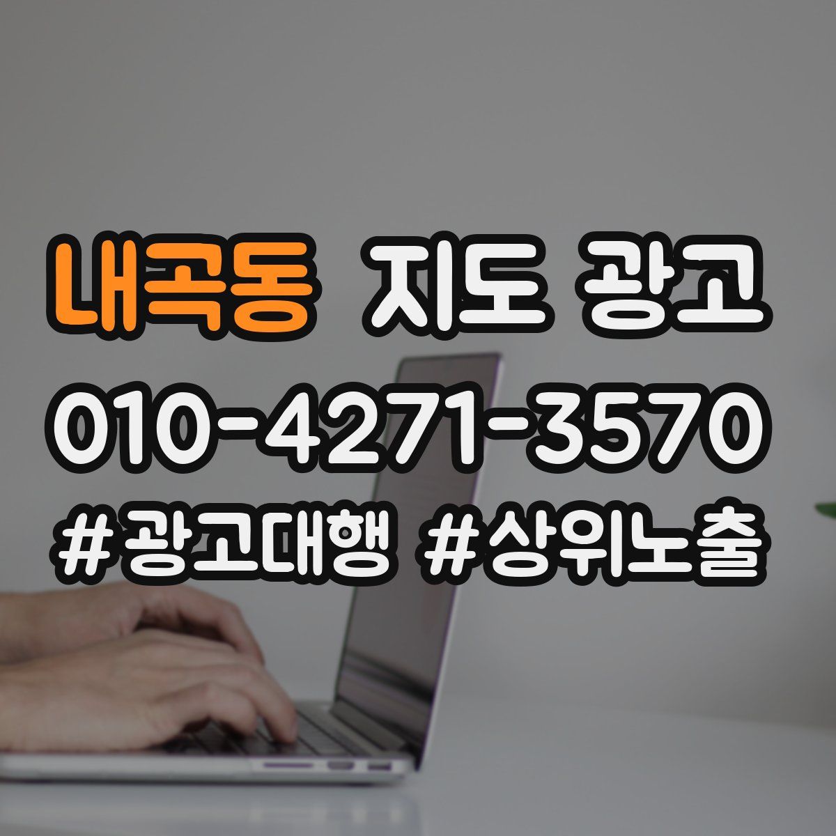 내곡동 지도 광고