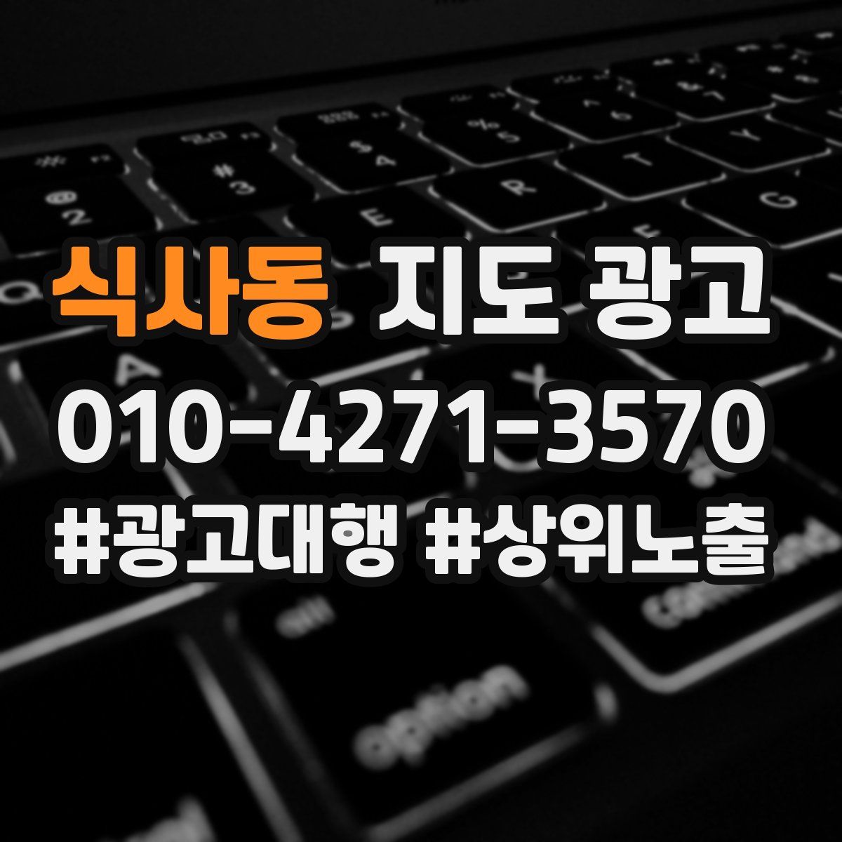 식사동 지도 광고