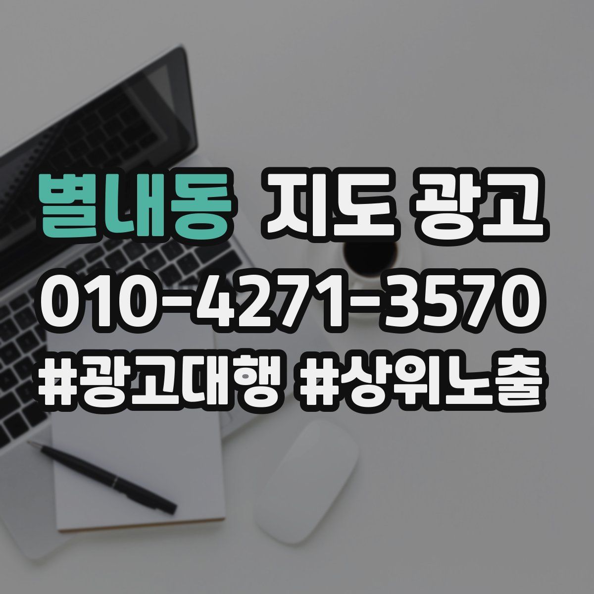 별내동 지도 광고