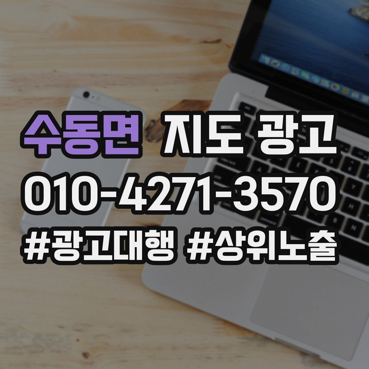 수동면 지도 광고