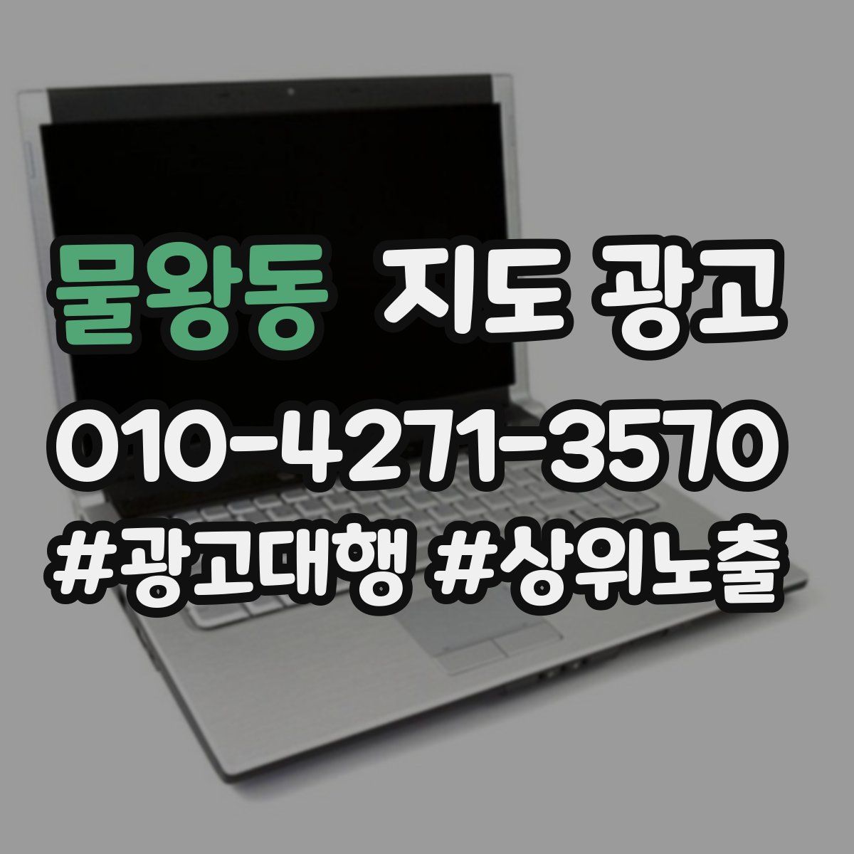 물왕동 지도 광고