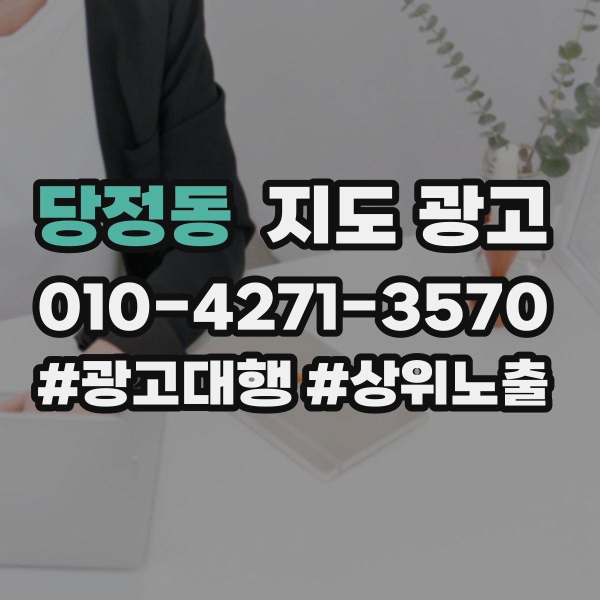 당정동 지도 광고