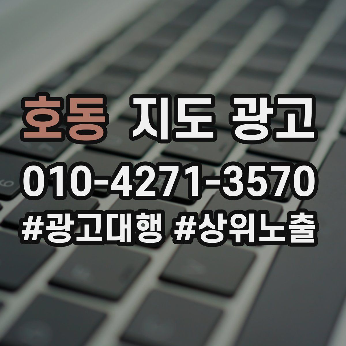 호동 지도 광고