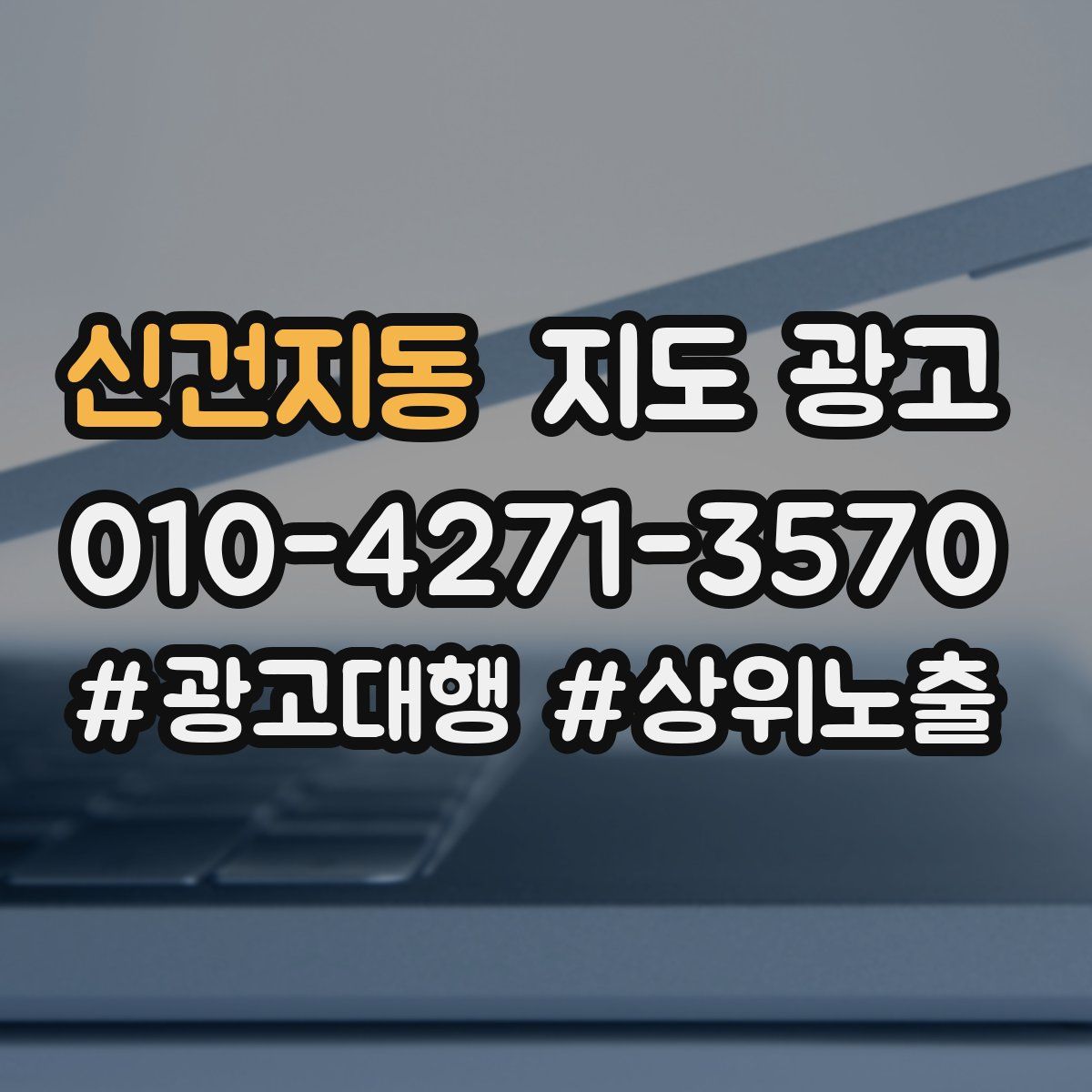 신건지동 지도 광고