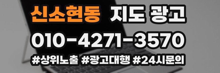 신소현동 지도 광고