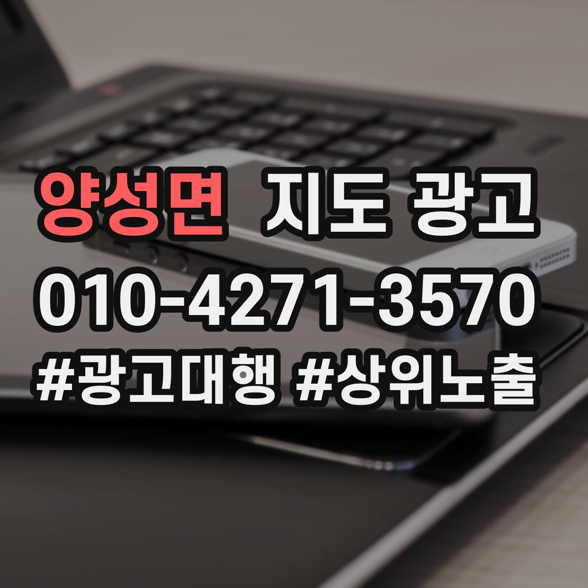 양성면 지도 광고