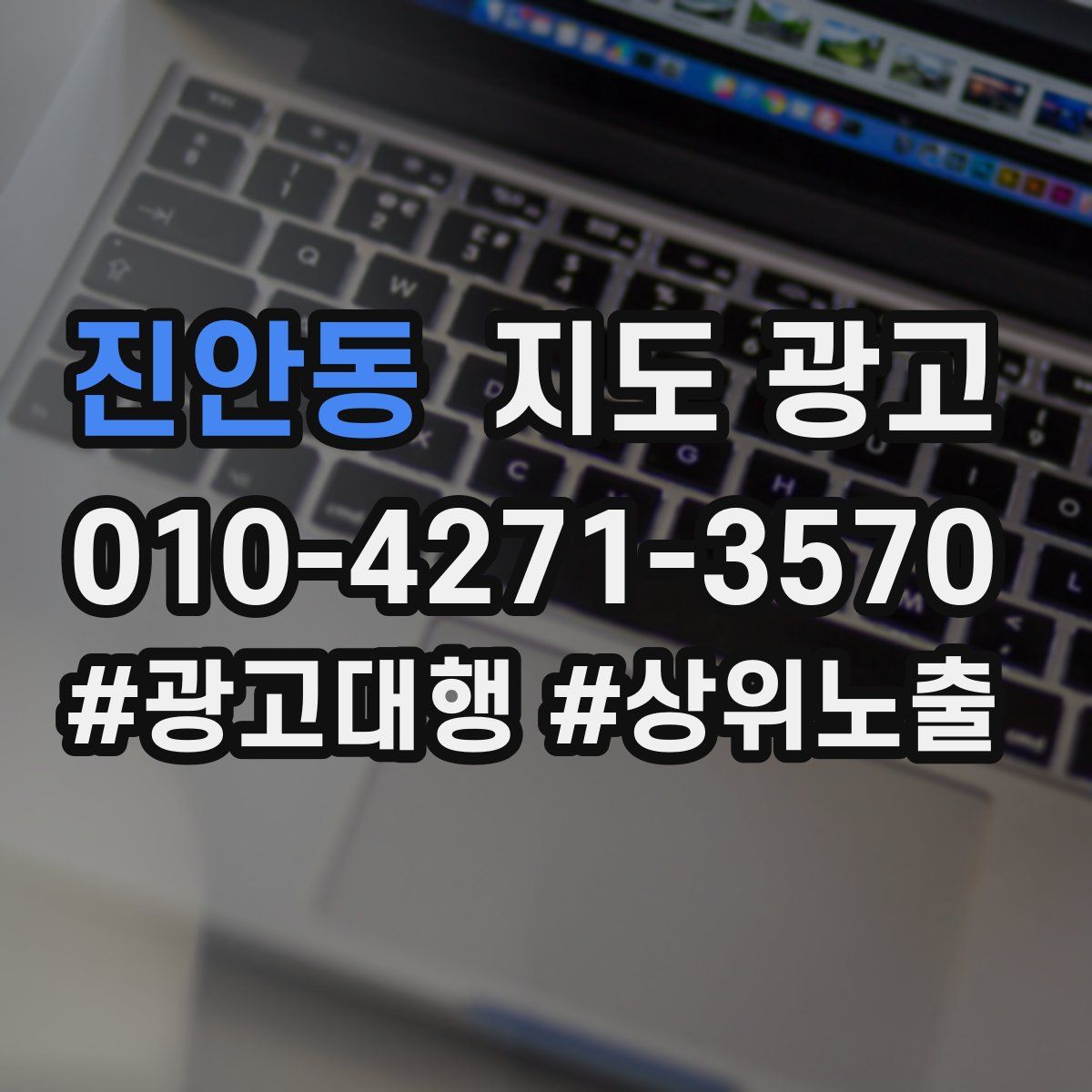 진안동 지도 광고