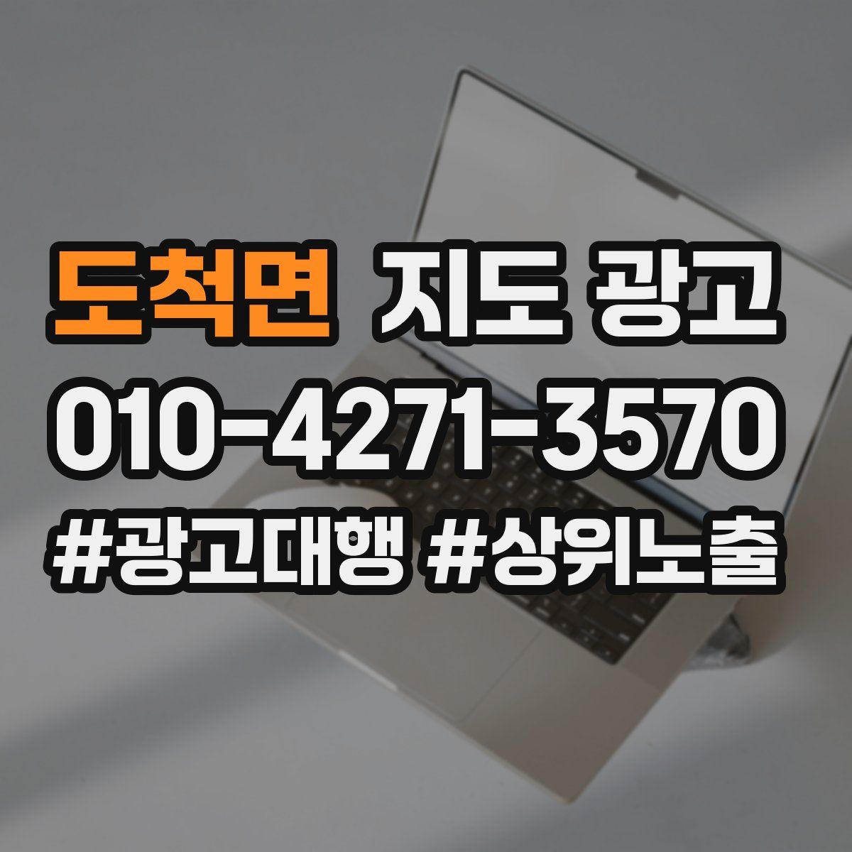 도척면 지도 광고