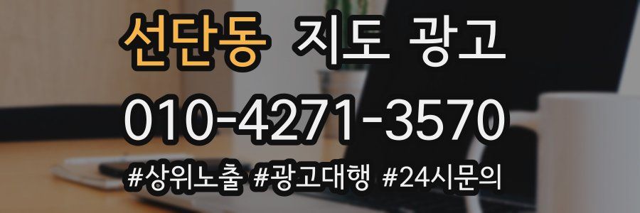 선단동 지도 광고