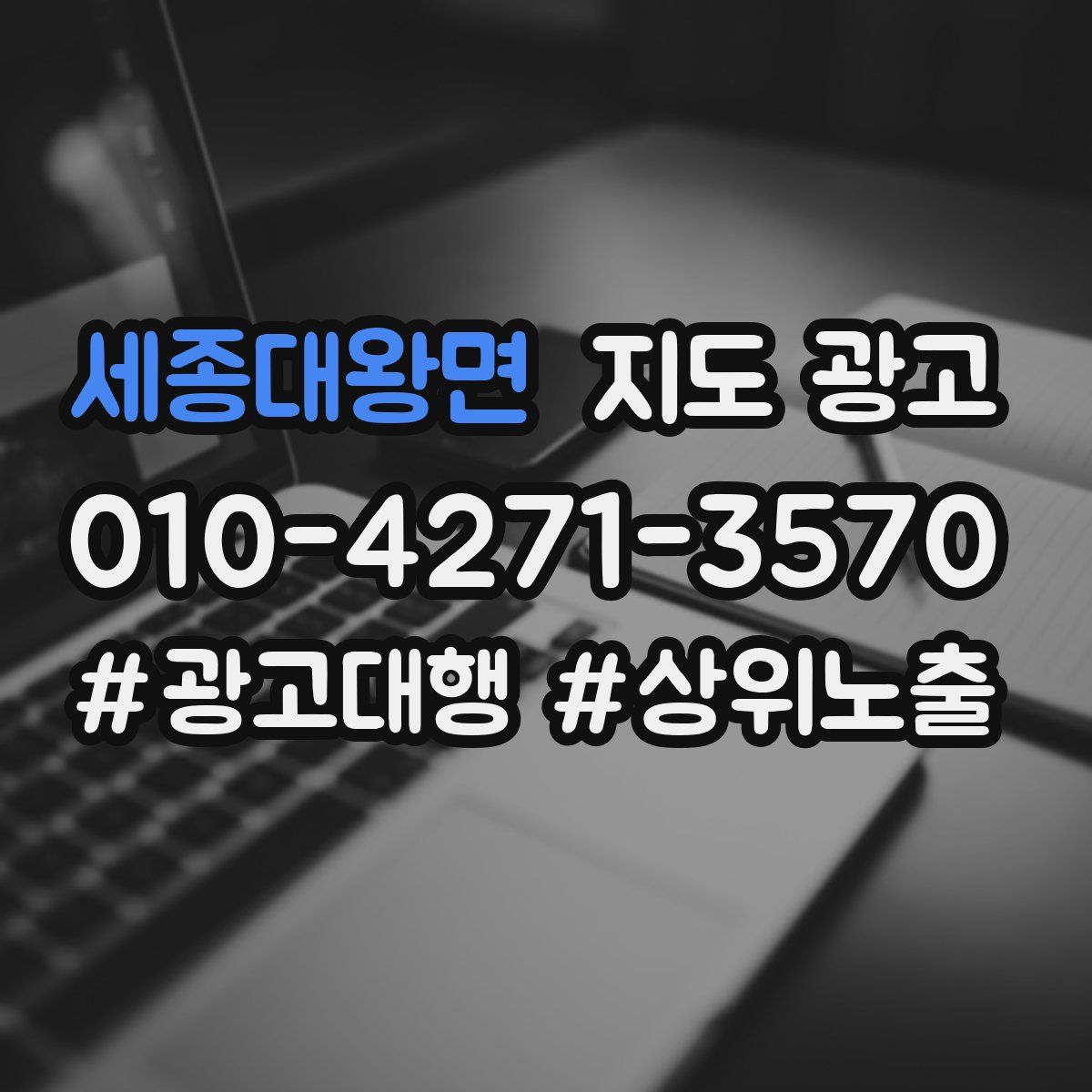 세종대왕면 지도 광고