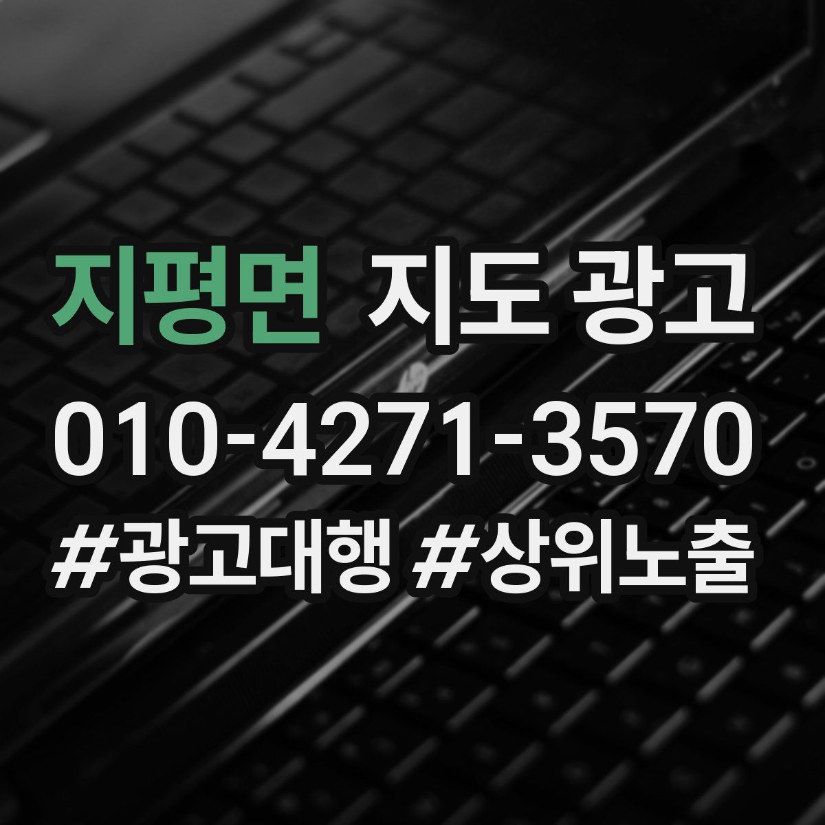 지평면 지도 광고