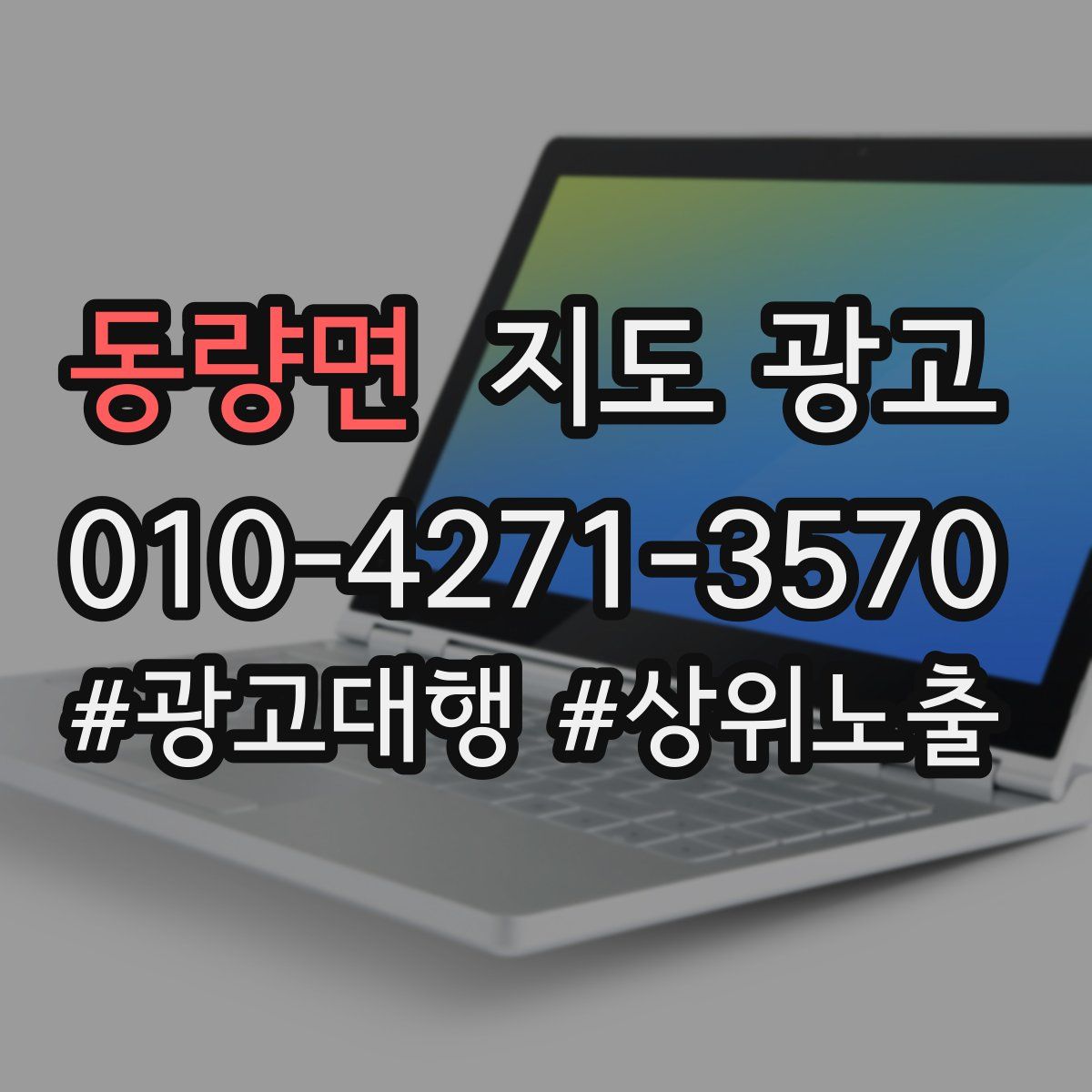 동량면 지도 광고