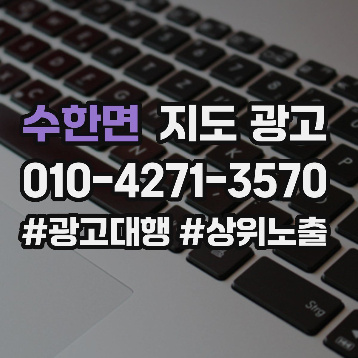 수한면 지도 광고