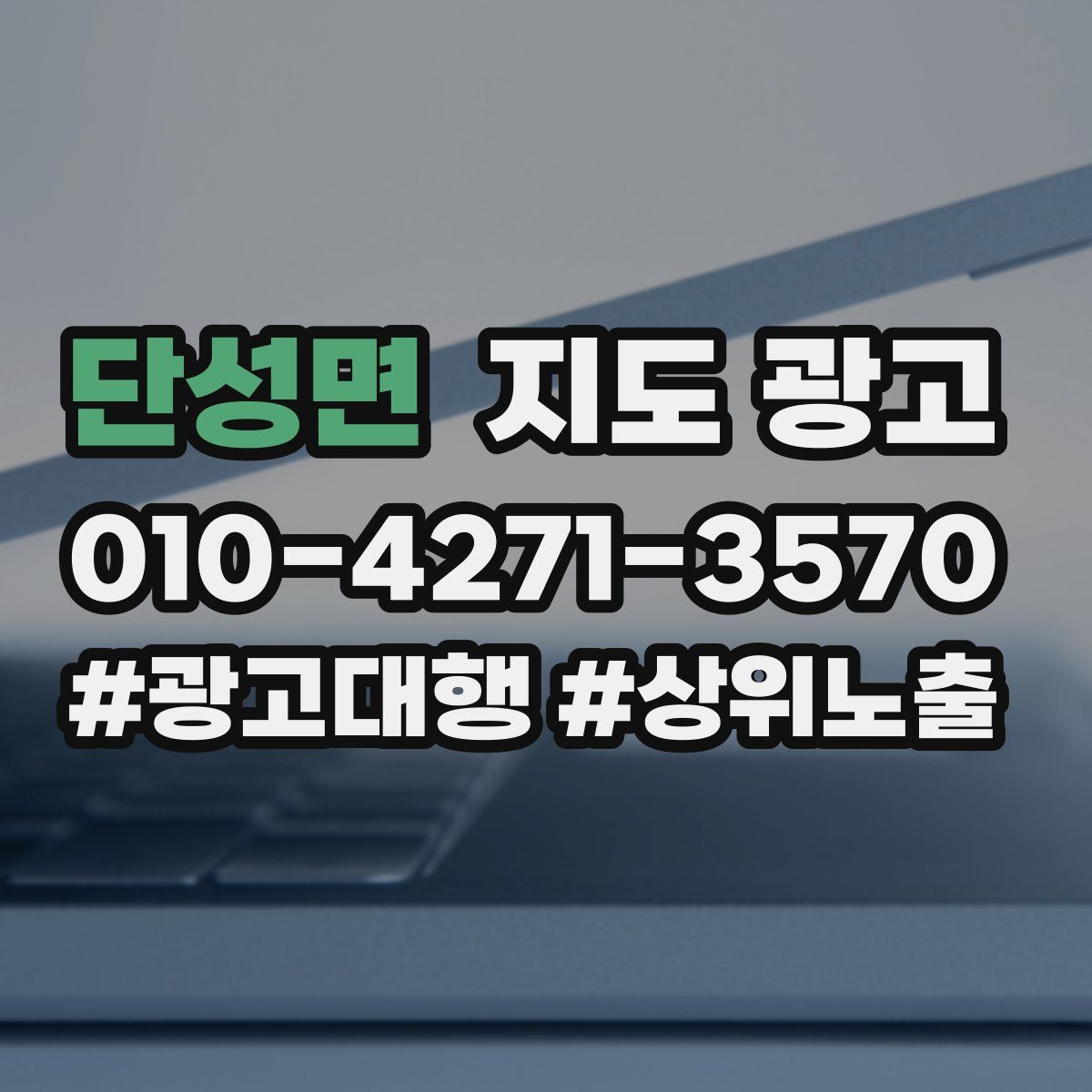 단성면 지도 광고
