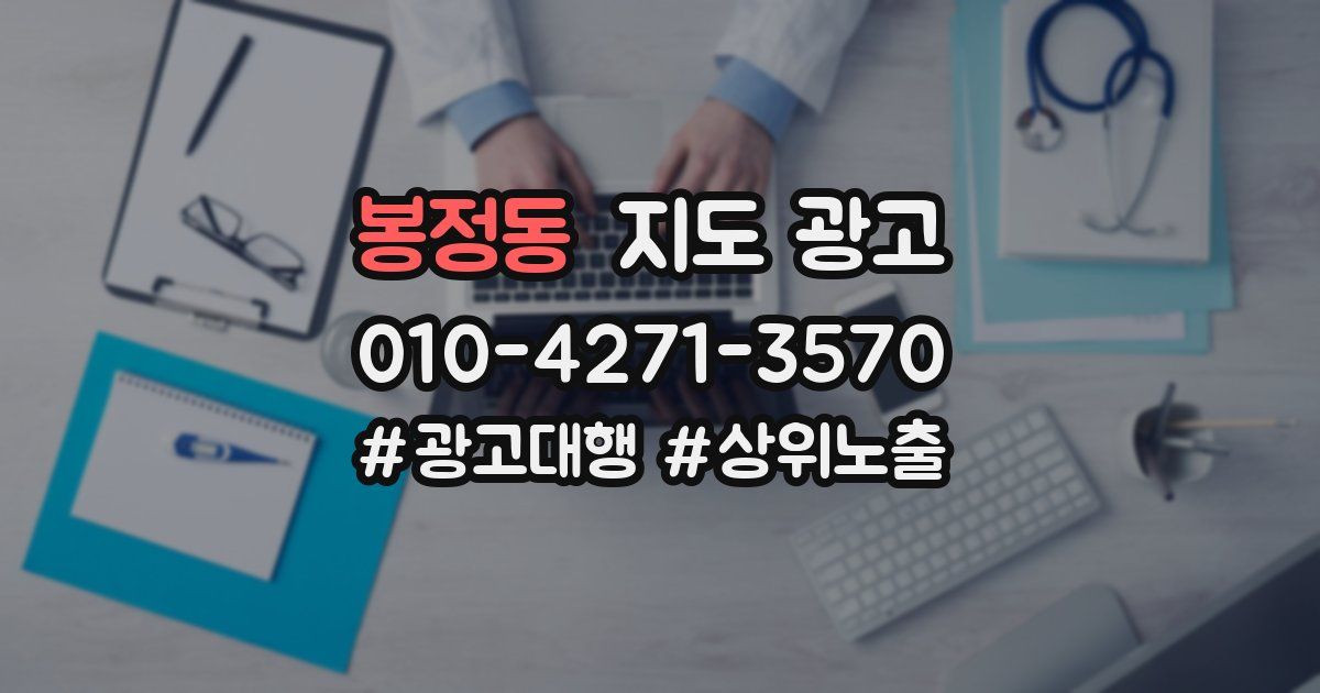 봉정동 지도 광고
