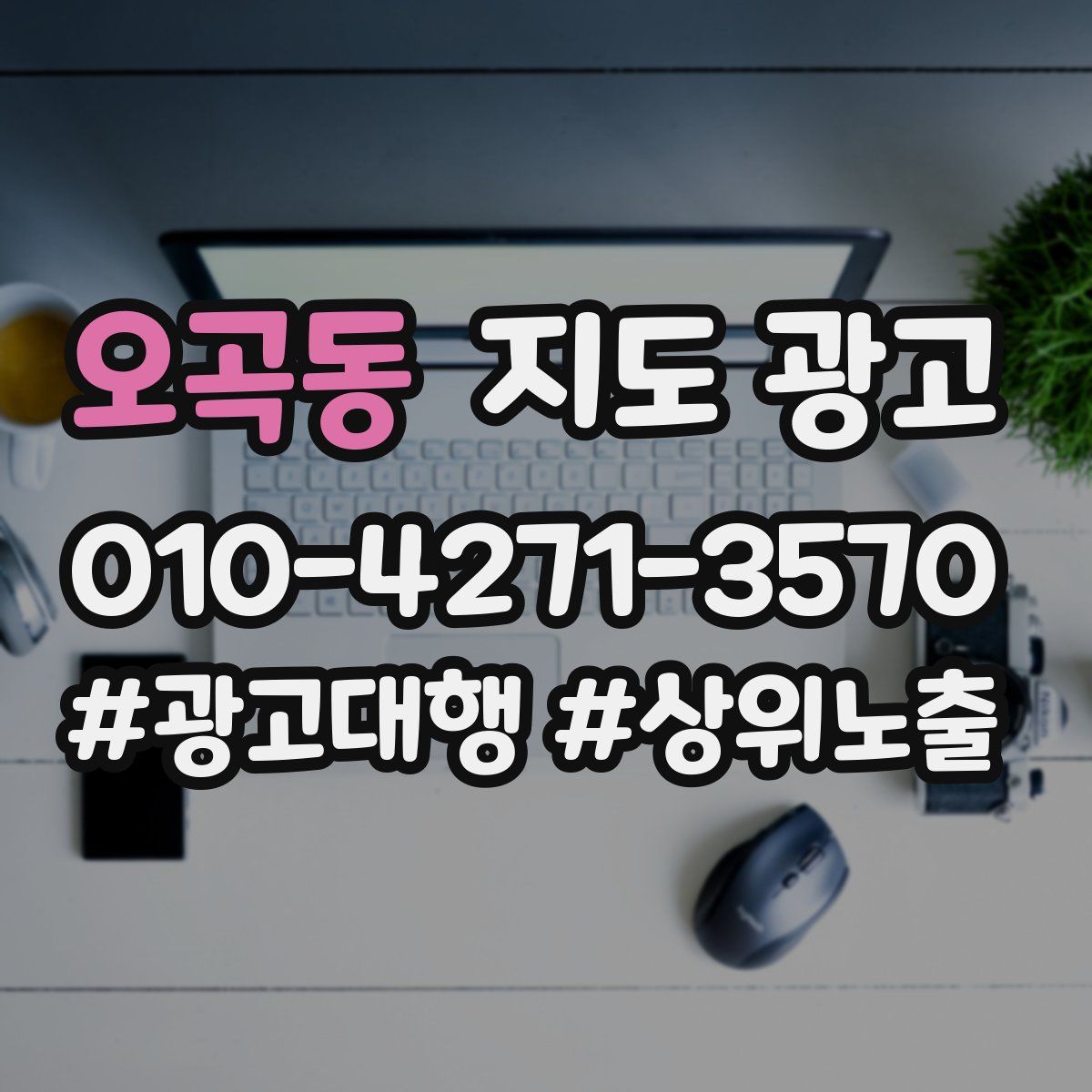 오곡동 지도 광고