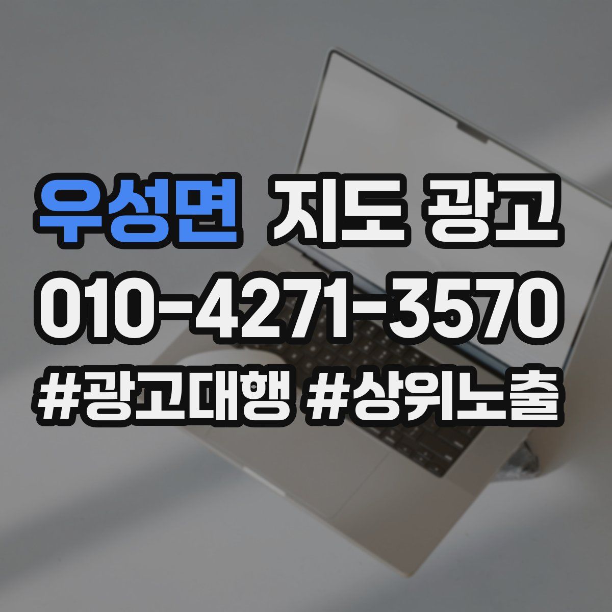 우성면 지도 광고