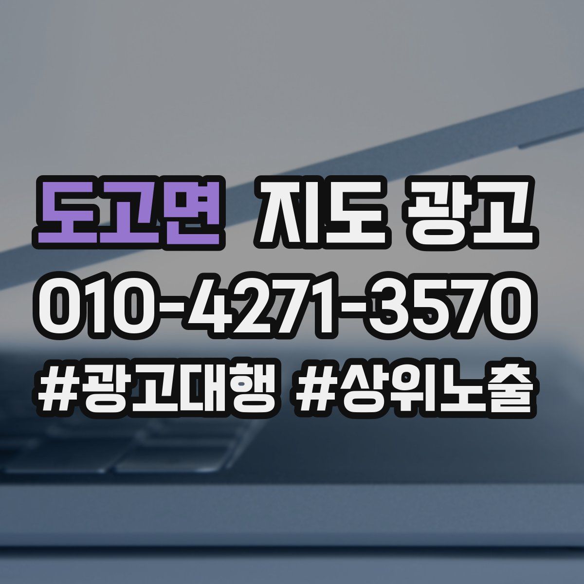 도고면 지도 광고