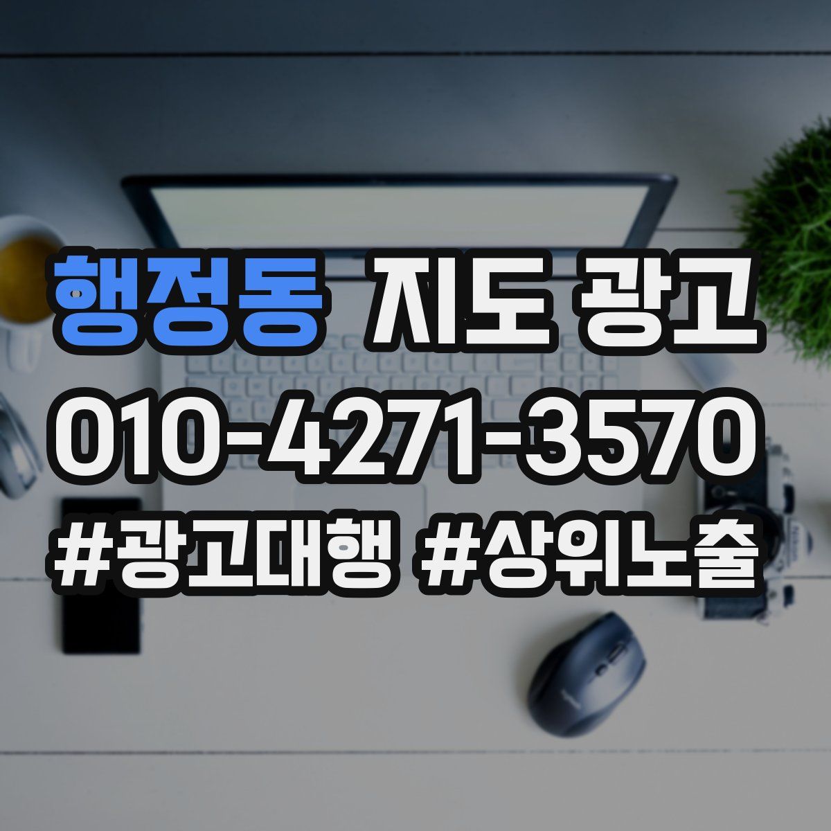 행정동 지도 광고