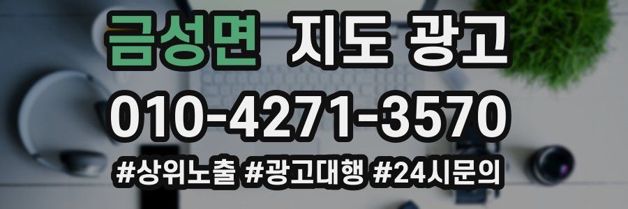 금성면 지도 광고