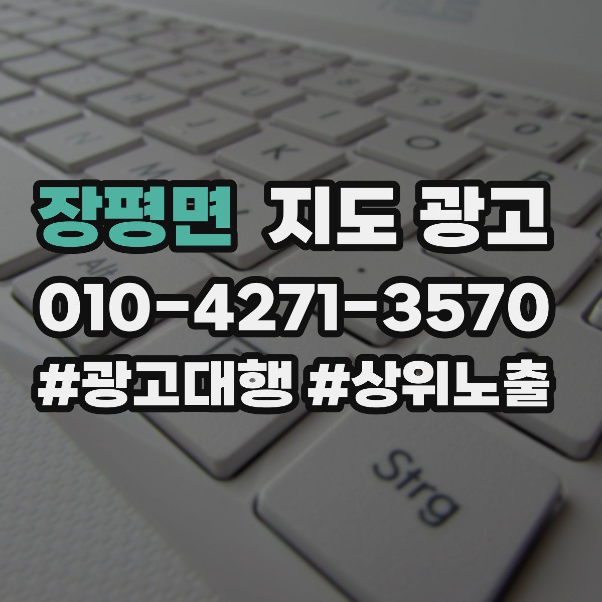 장평면 지도 광고
