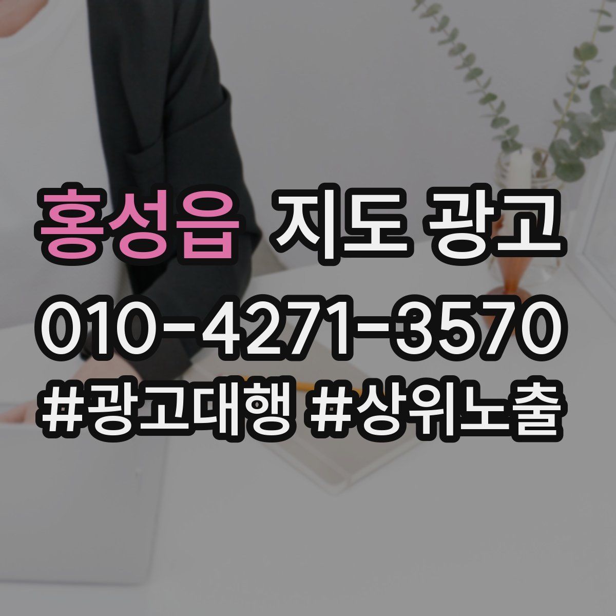 홍성읍 지도 광고
