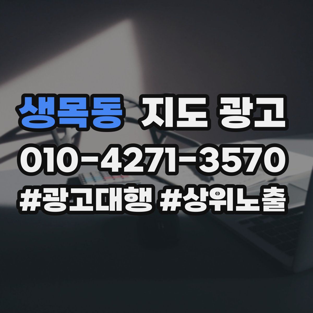 생목동 지도 광고