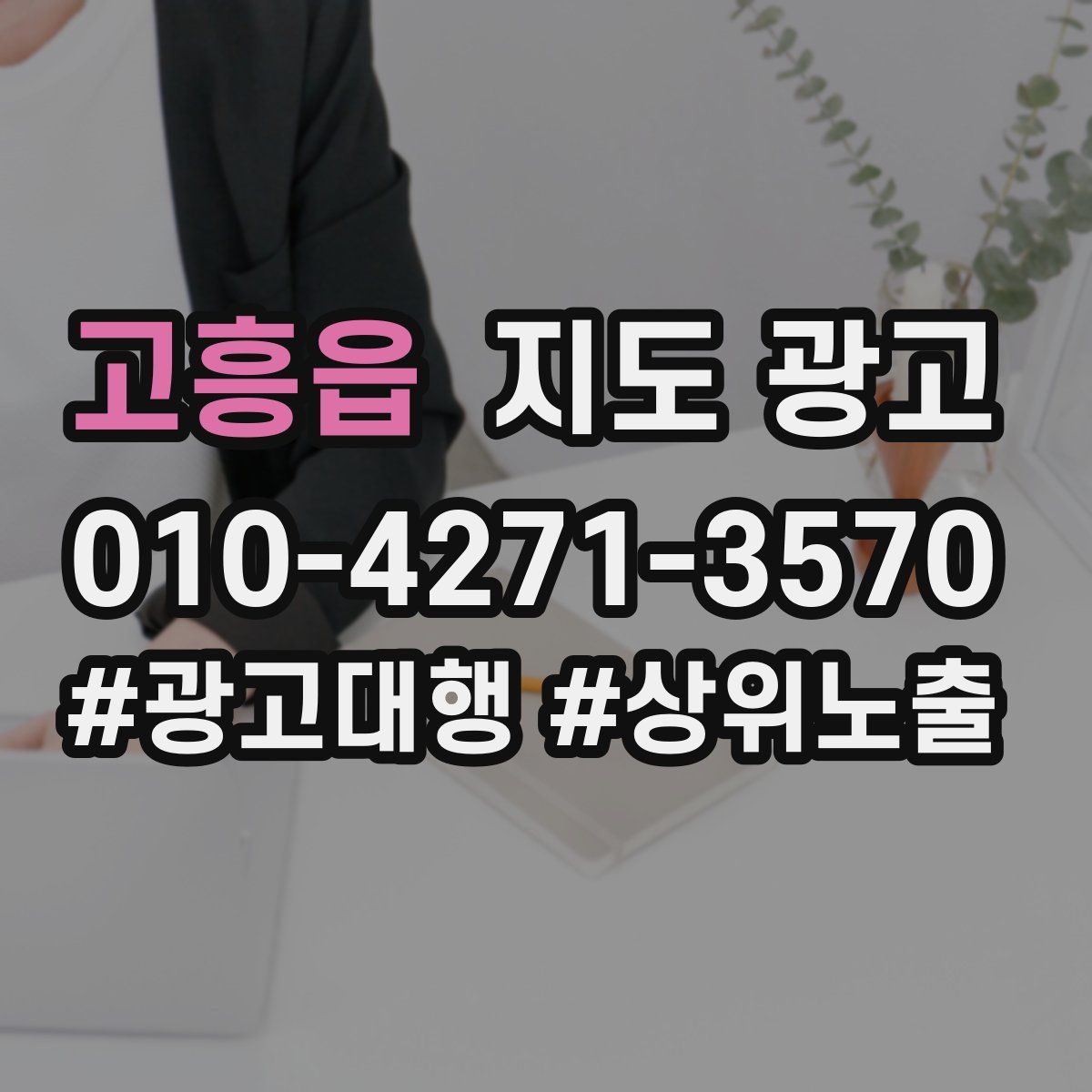 고흥읍 지도 광고