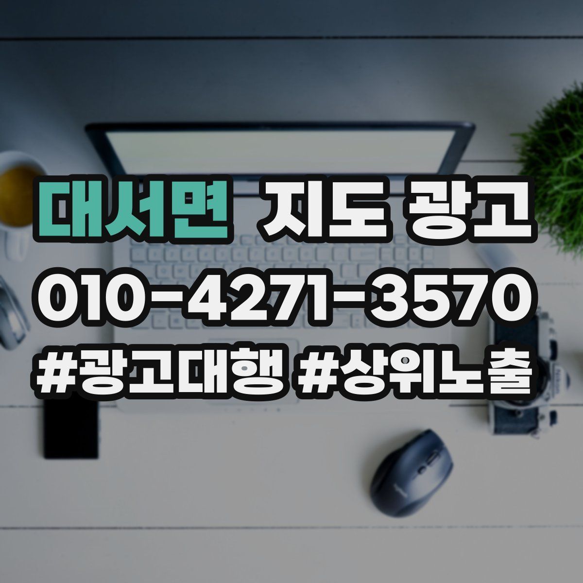 대서면 지도 광고