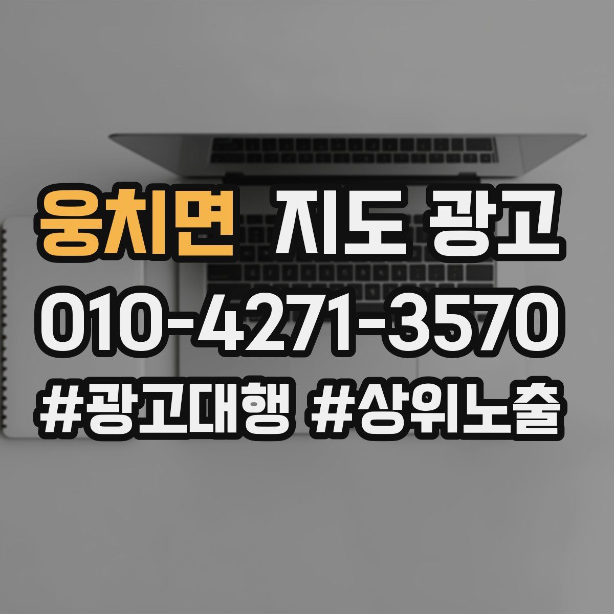 웅치면 지도 광고