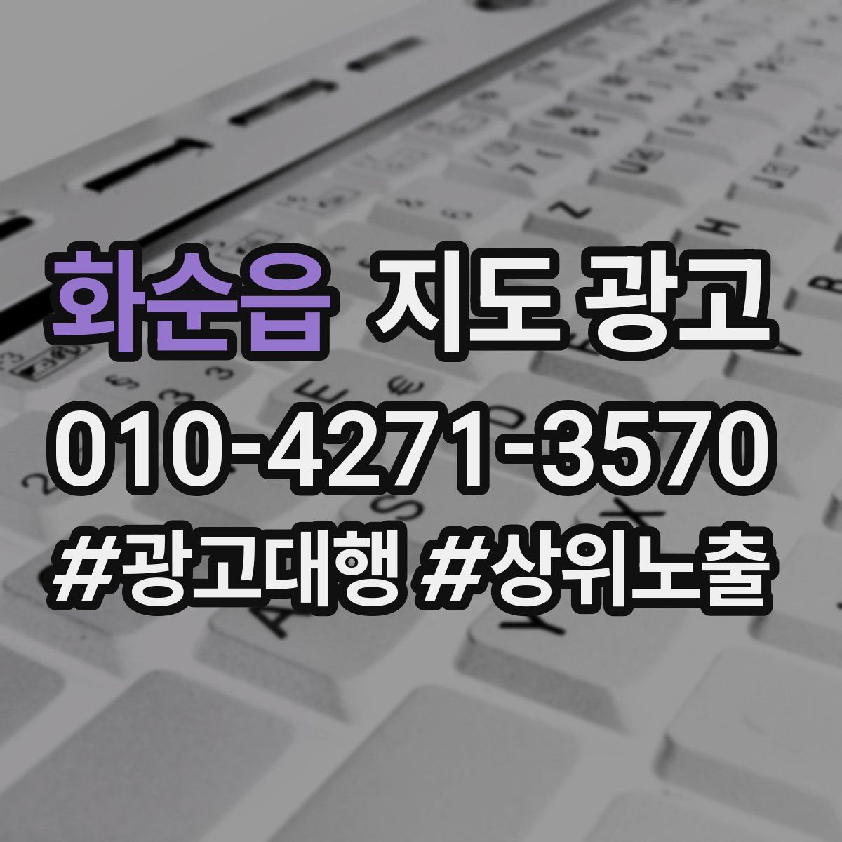화순읍 지도 광고
