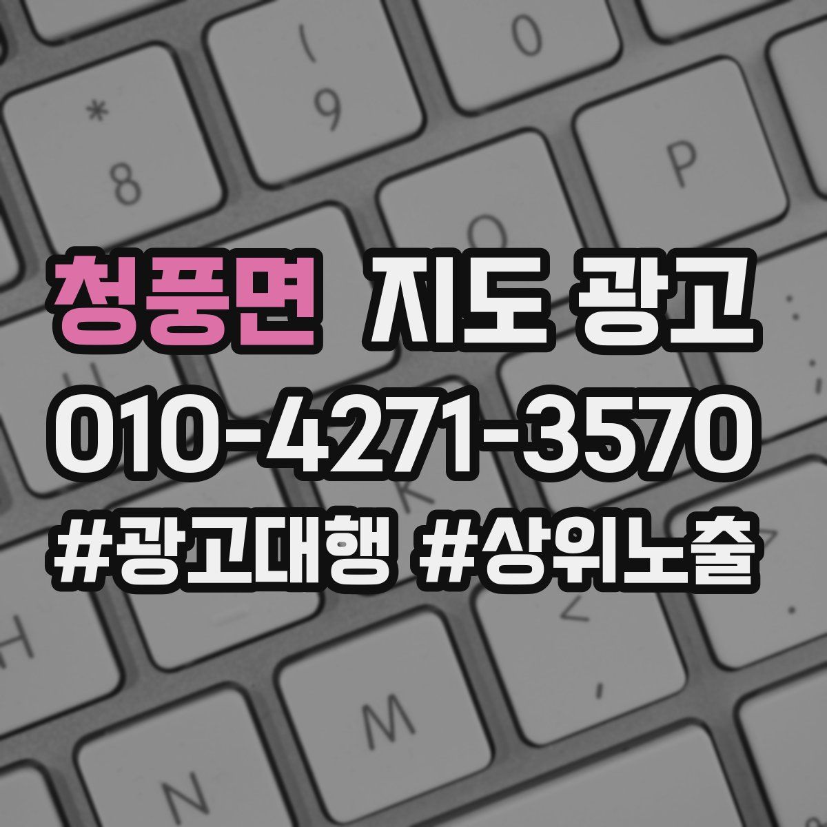 청풍면 지도 광고